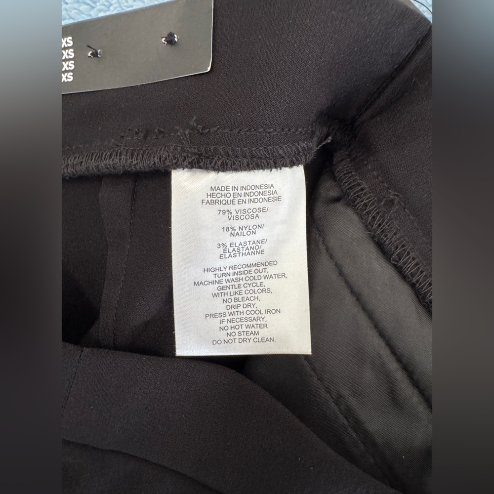 NWT Jones New York Women's Black Slim Ankle Pull On Pants Size XS 29 Inseam - Picture 12 of 16